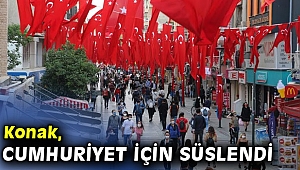 Konak, Cumhuriyet için süslendi