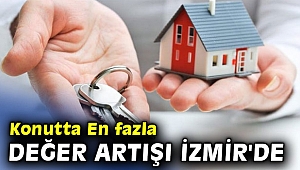 Konutta En fazla değer artışı İzmir'de