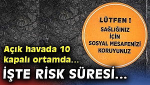 Kovid-19 riski oluşmaması için karşılıklı konuşma sürelerine dikkat