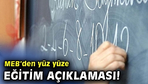 MEB'den yüz yüze eğitimde ders saatleri açıklaması!