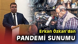 ÖZKAN'DAN AK PARTİ İL YÖNETİMİNE ESNAF SUNUMU