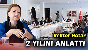 REKTÖR HOTAR: GÜNDEMİMİZ BİLİM ve HİZMET, SİYASET DEĞİL