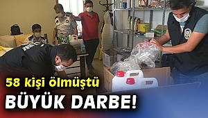 Sahte içki operasyonlarda yakalanan 296 şüpheliden 78'i tutuklandı