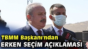 TBMM Başkanı'ndan erken seçim açıklaması