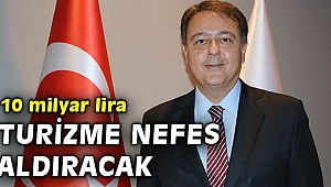 Tercan: 10 milyar lira Turizme nefes aldıracak…