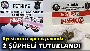Uyuşturucu operasyonunda 2 şüpheli tutuklandı