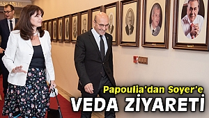 Yunanistan İzmir Başkonsolosu Papoulia’dan Soyer’e veda ziyareti