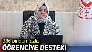 386 binden fazla öğrenciye destek! 