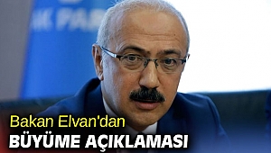 Bakan Elvan'dan büyüme açıklaması