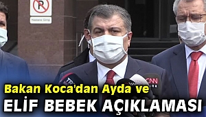 Bakan Koca'dan Ayda ve Elif bebek açıklaması