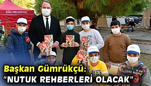 Başkan Gümrükçü Ata’yı Deprem Mağduru Çocuklarla Andı