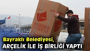 Bayraklı'da 88 aileye 3'lü beyaz eşya seti dağıtılacak