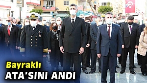 Bayraklı Mustafa Kemal Atatürk'ü andı