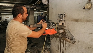Bergama Belediye hizmet binasına deprem incelemesi