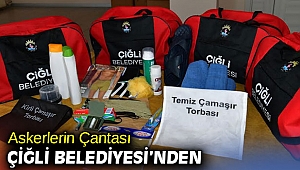 Çiğli Belediyesi’nden Askerlere Çanta