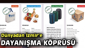 Dünyadan İzmir’e dayanışma köprüsü