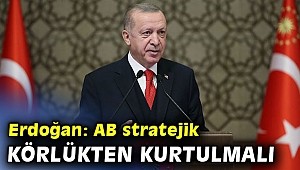 Erdoğan: AB stratejik körlükten bir an önce kurtulmalı