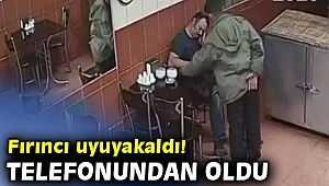 Fırıncı uyuyakaldı! Telefonundan oldu
