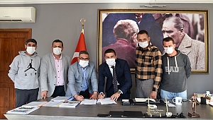 Foça belediyesi ve disk genel-iş izmir 4 no’lu şube sözleşme imzaladı