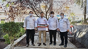 Gastronominin ustalarından başkan günel’e ziyaret