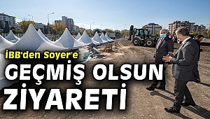 İBB'den Soyer'e geçmiş olsun ziyareti