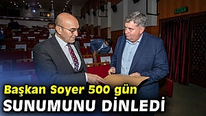 İlçe belediye başkanları 500 gün sunumu yaptı!