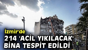 İzmir'de 214 bina 'acil yıkılacak' 