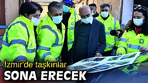 İzmir'de taşkınlar sona erecek