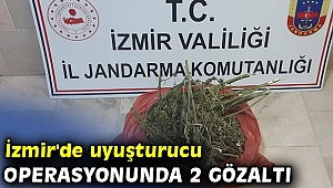 İzmir'de uyuşturucu operasyonunda 2 gözaltı