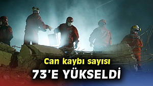 İzmir'deki depremde can kaybı 73 oldu