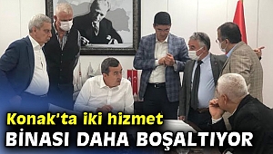 Konak'ta iki hizmet binası daha boşaltıyor