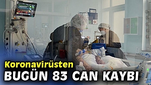 Koronavirüsten bu gün 83 can kaybı