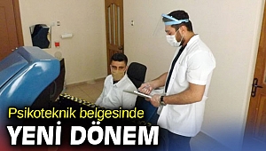 Psikoteknik belgesinde yeni dönem başlıyor