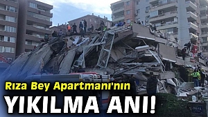 Rıza Bey Apartmanı'nın yıkılma anı!