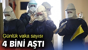 Son 24 saatte 4 bin 542 kişiye tanı konuldu, 123 kişi hayatını kaybetti
