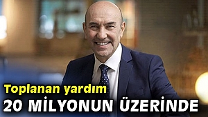Toplanan yardım 20 milyonun üzerinde