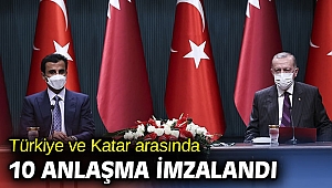 Türkiye ve Katar arasında 10 anlaşma imzalandı