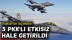 3 PKK'lı etkisiz hale getirildi