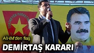 AİHM'den flaş Selahattin Demirtaş kararı