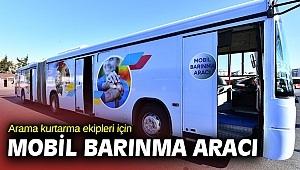 Arama kurtarma ekipleri için mobil barınma aracı