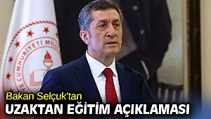 Bakan Selçuk'tan uzaktan eğitim açıklaması