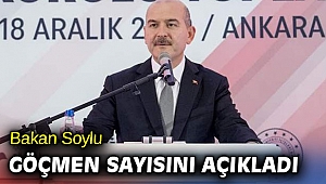 Bakan Soylu göçmen sayısını açıkladı