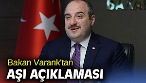 Bakan Varank'tan aşı açıklaması