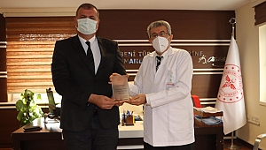 Başhekim Hayali'den Başkan Duran'a teşekkür