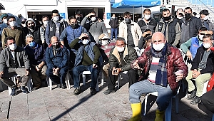 Başkan ömer günel balıkçıların sorunlarını yakından takip ediyor