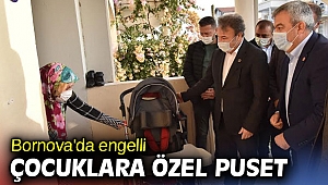 Bornova'da engelli çocuklara özel puset