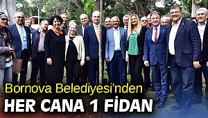 Bornova'da her cana 1 fidan
