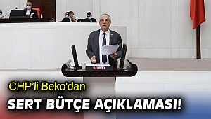 CHP’li Beko'dan bütçe çıkışı!