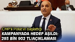 CHP’li Polat’ın başlattığı kampanyada hedef aşıldı: 293 bin 902 TL!