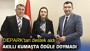 DEPARK'tan destek aldı akıllı kumaşta ödüle doymadı